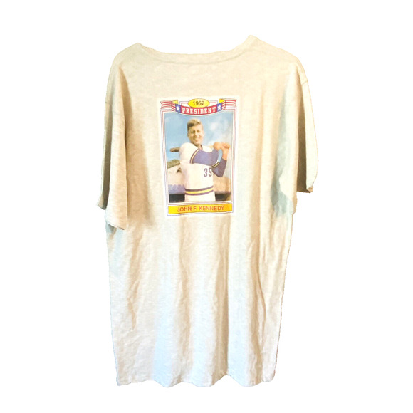 Rowdy Gentleman President John F. Kennedy Mens Pocket T Shirt 2XL - Picture 1 of 7